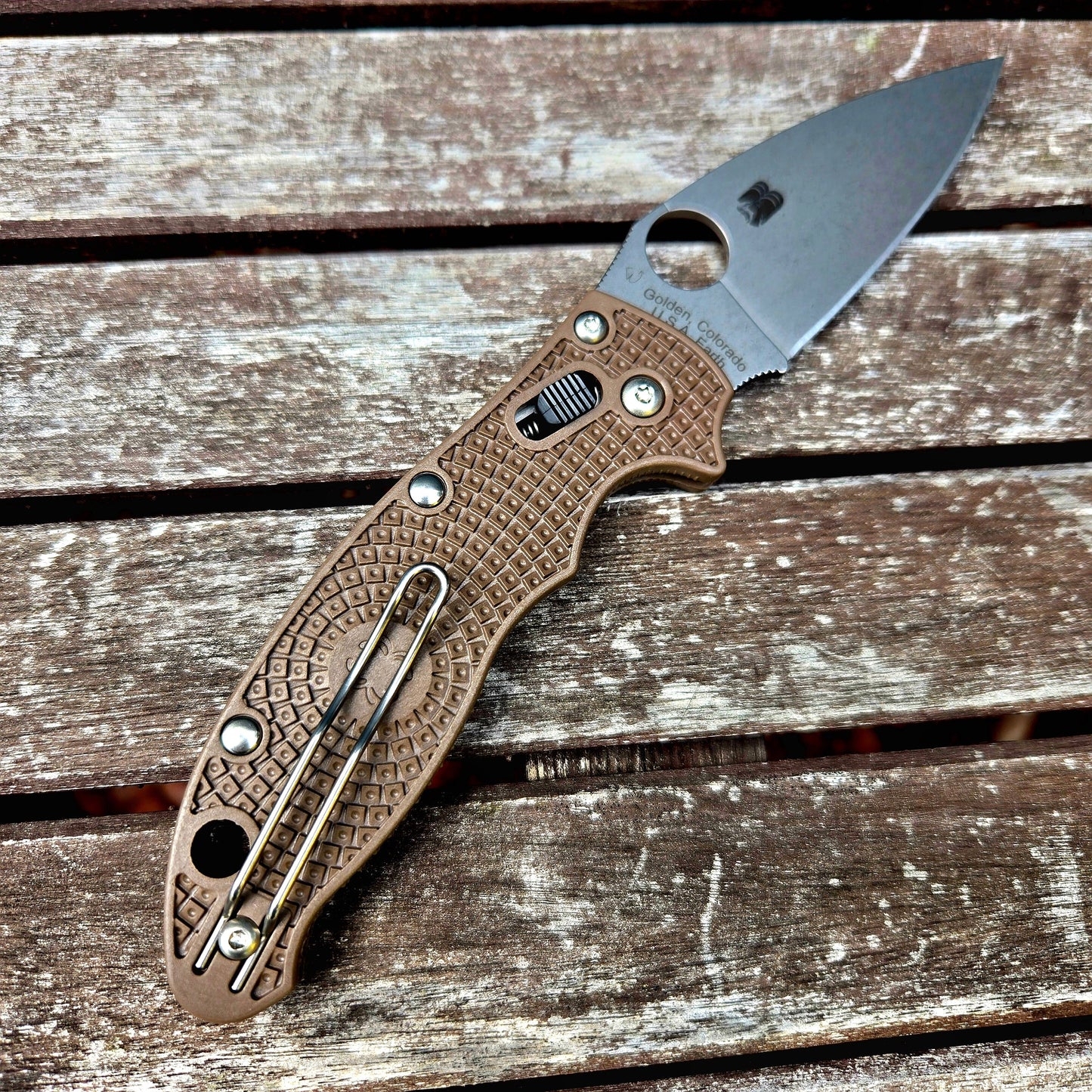 Spyderco C101PBN15V2 Manix® 2 Lightweight CPM 15V Folder -SPRINT RUN-