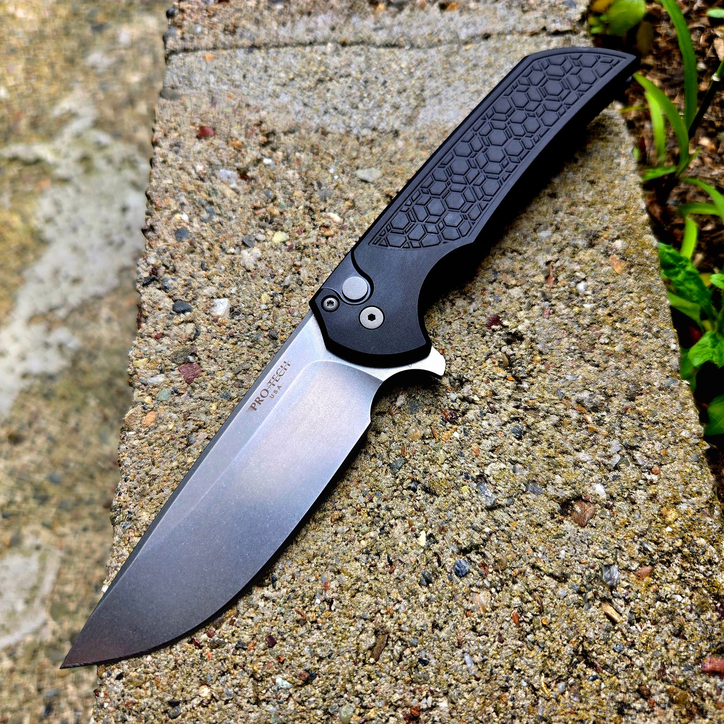 Protech MX105-Gridlock Black Mordax Stonewash Magnacut Folder