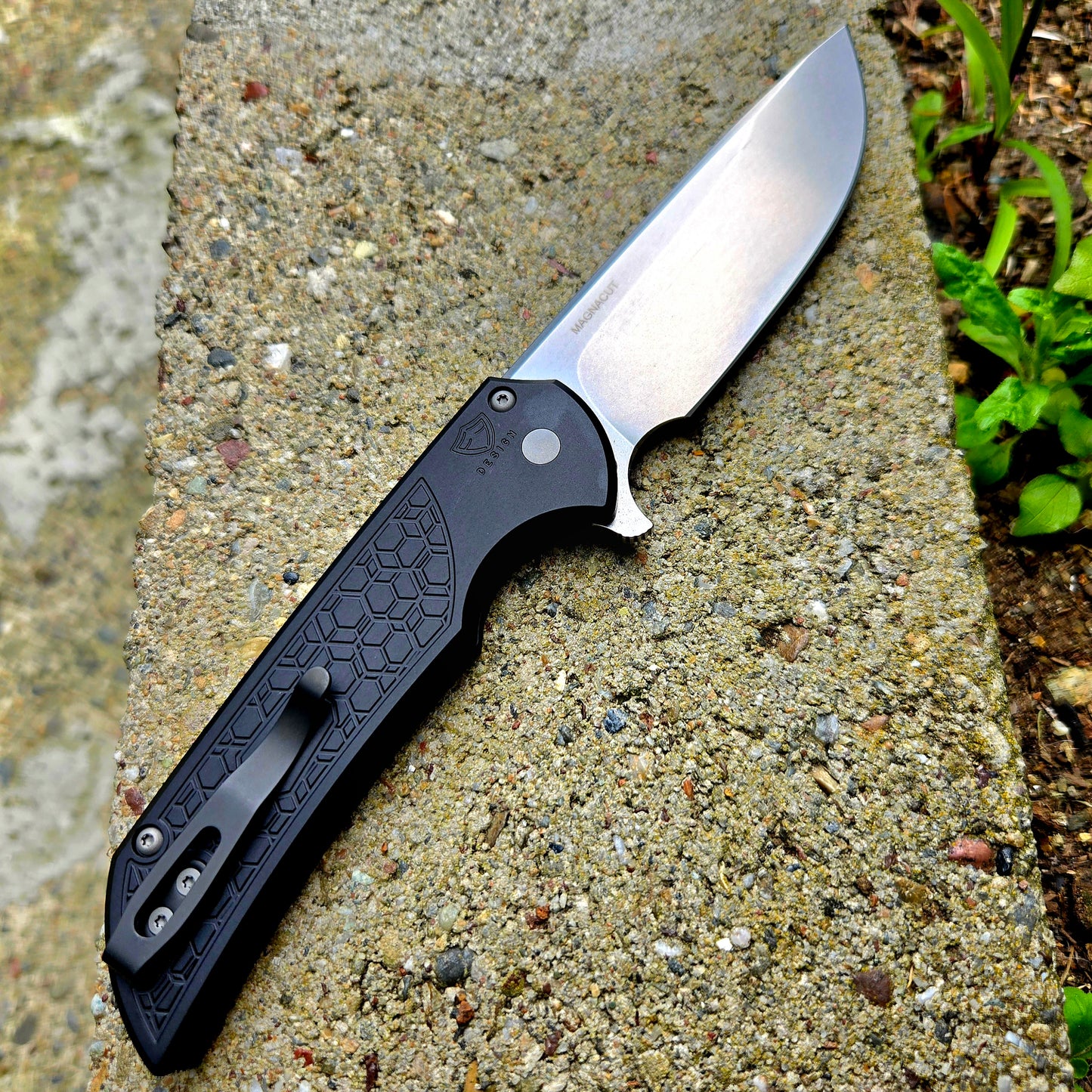 Protech MX105-Gridlock Black Mordax Stonewash Magnacut Folder