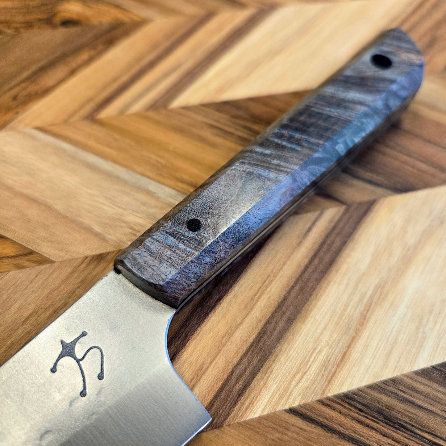 Running Man Forge 150mm Maple Burl Petty Knife
