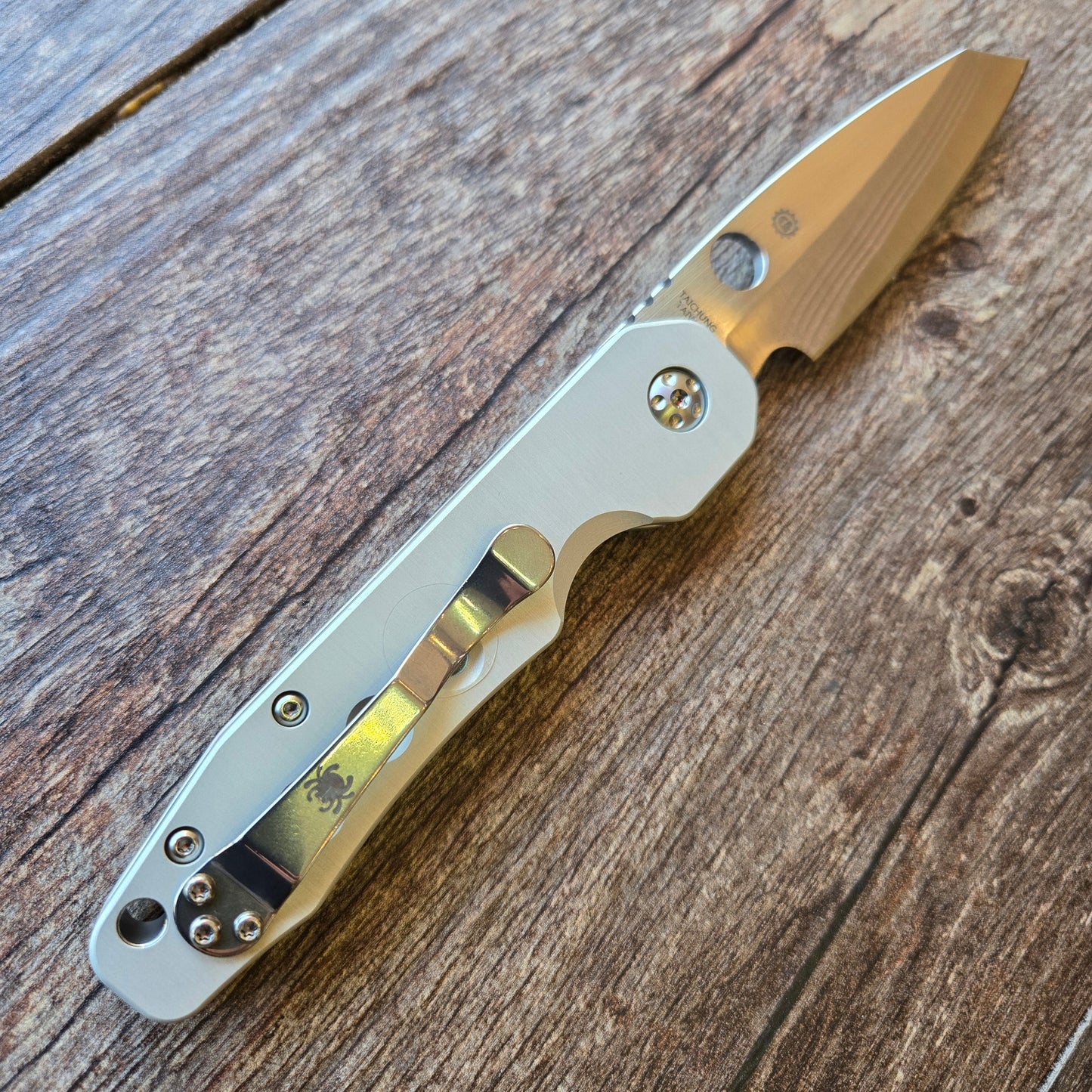 Spyderco C240ALCWP Smock Blasted Finish Cruwear Folder -DEALER SPRINT RUN-