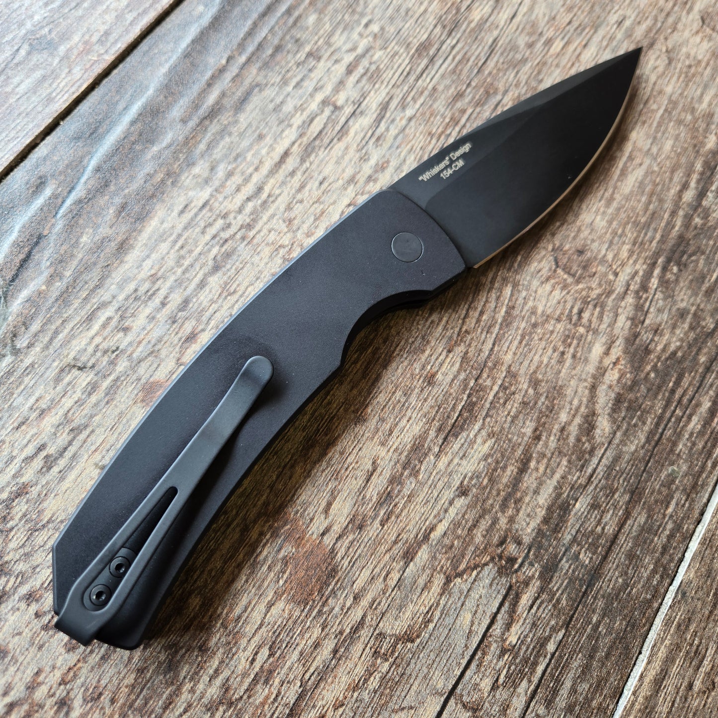 Protech M2603 Magic 2 "Whiskers" Scale Release Black 154cm Auto