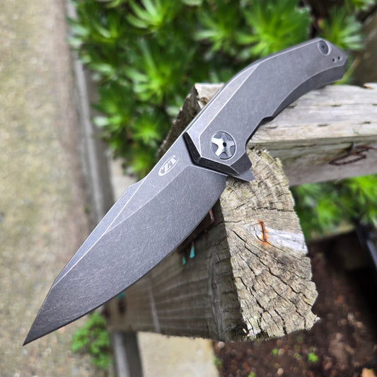 Zero Tolerance 0095BW Blackwash Titanium S35vn Flipper -DISCONTINUED-