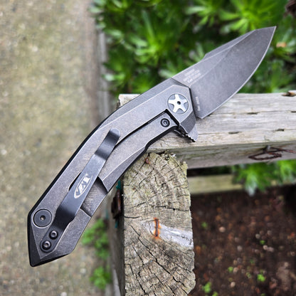 Zero Tolerance 0095BW Blackwash Titanium S35vn Flipper -DISCONTINUED-