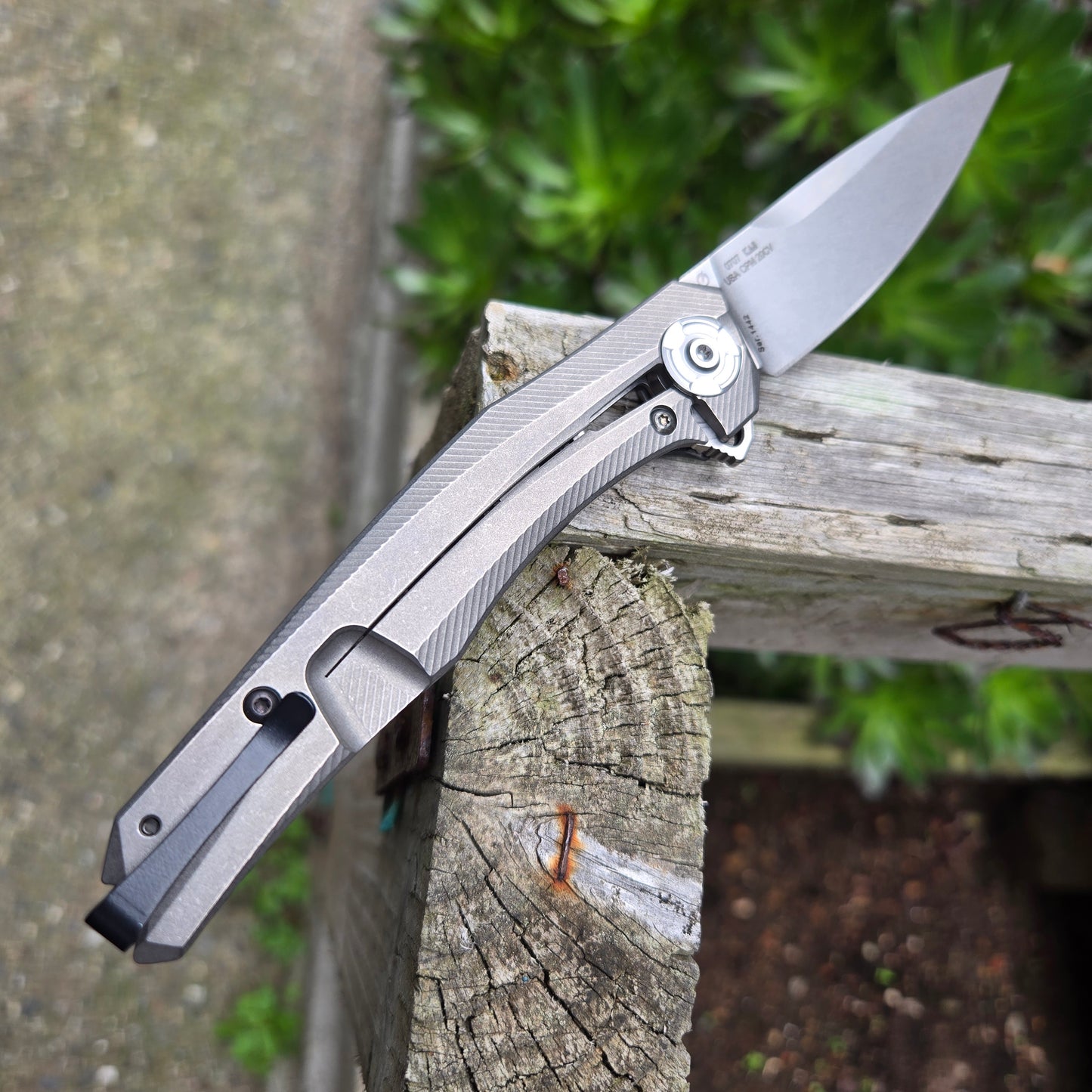 Zero Tolerance 0707 Original Titanium Carbon Fiber Double Detent 20cv Folder -DISCONTINUED-