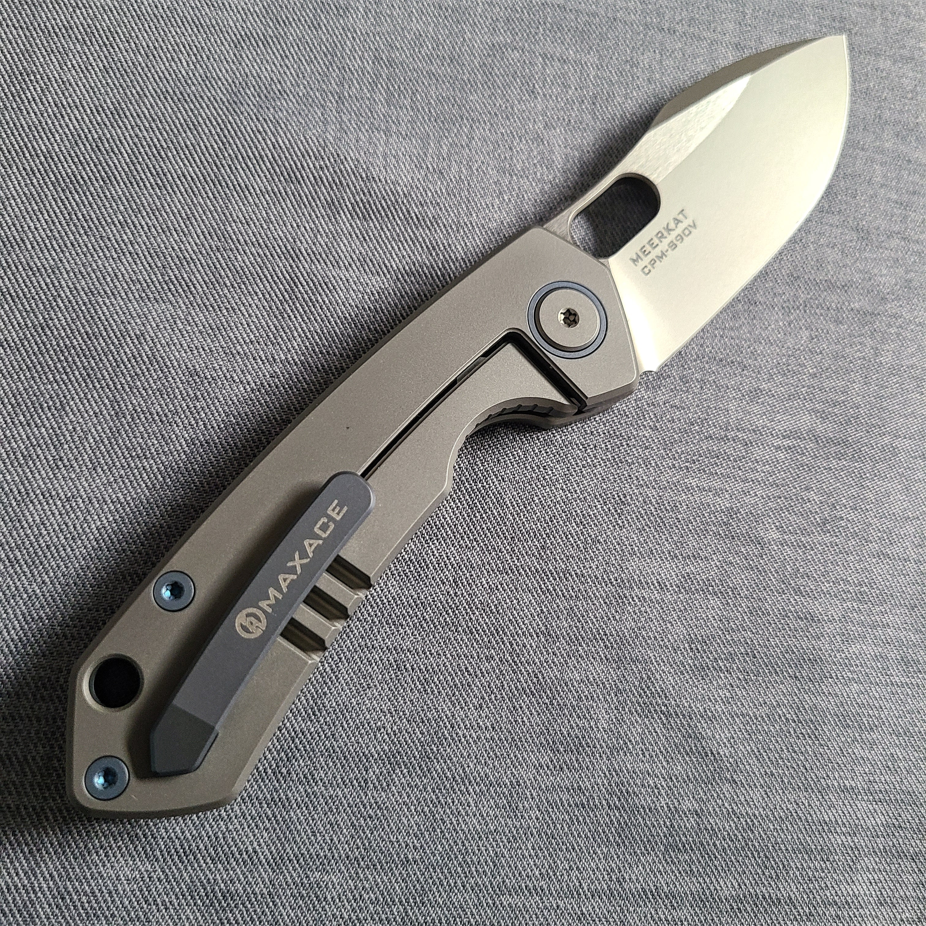 Maxace M13A Meerkat Titanium S90V Folder