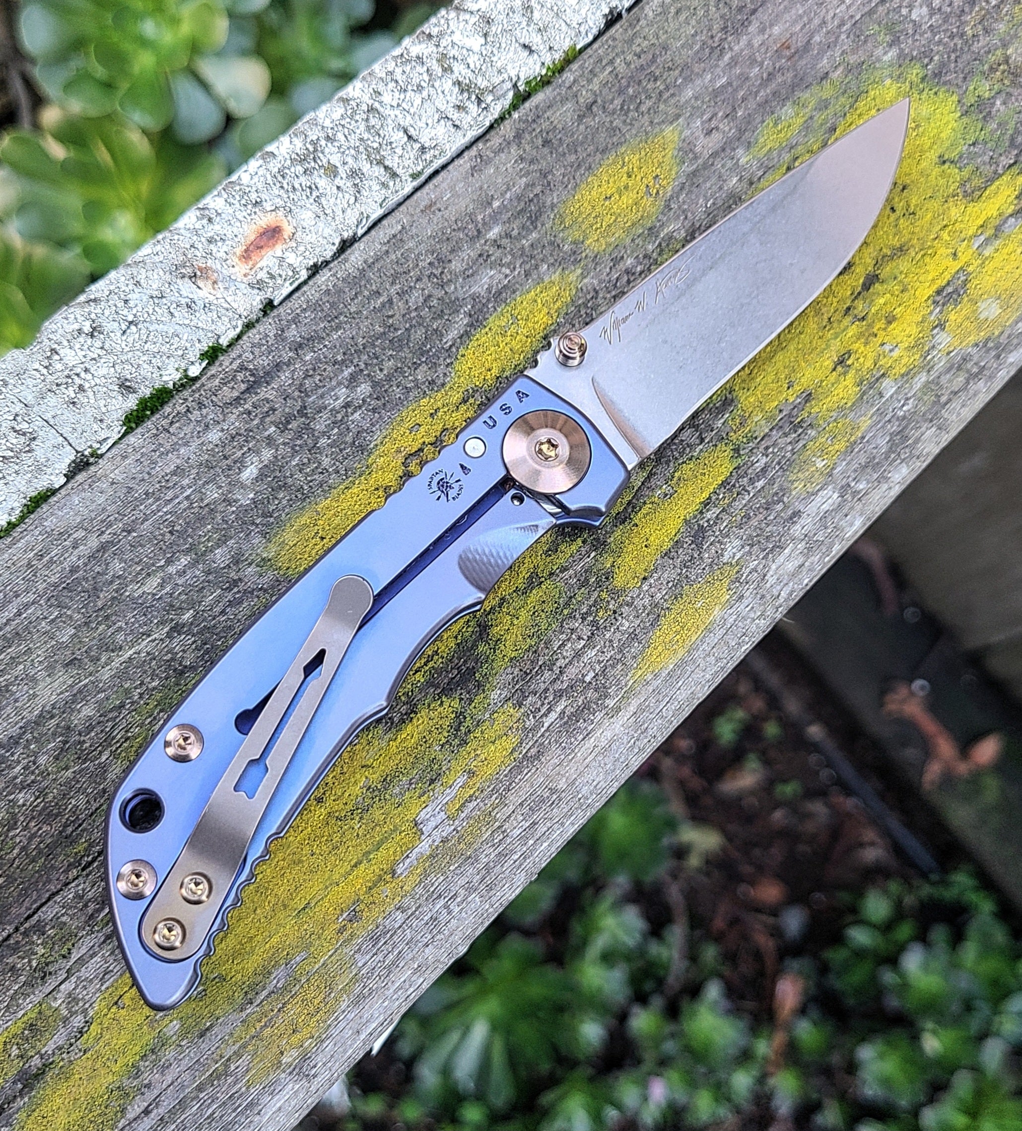 Spartan Blades Custom Harsey Watch Works S45VN Folder