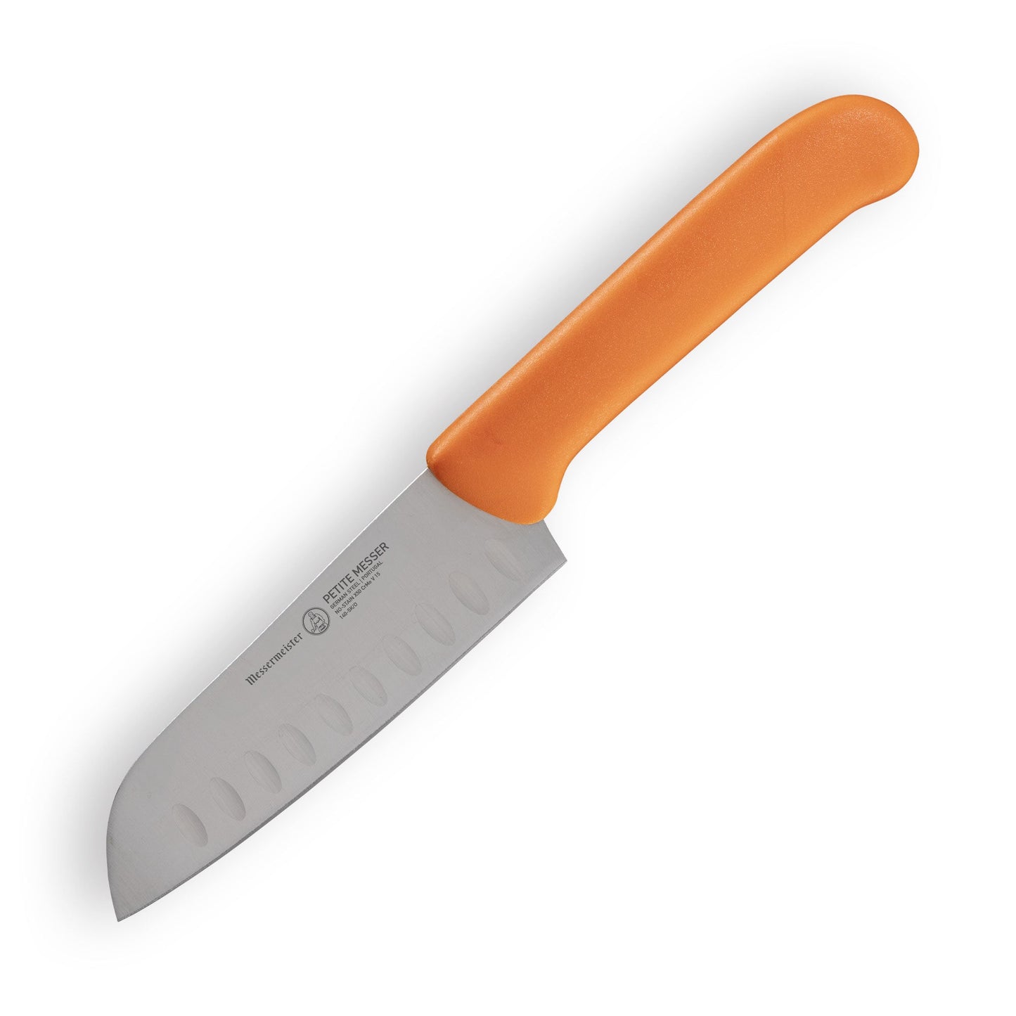 Messermeister Santoku 5" Petite Messer Orange
