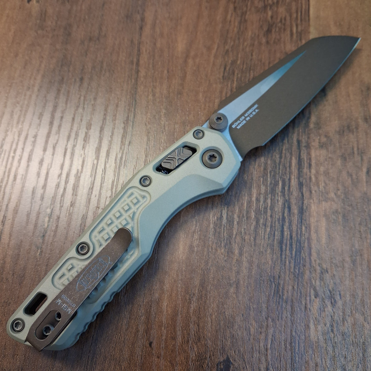 Microtech 210M-1FRCG-C19Z23 MSI Mini S/E Frag Champagne Gold Folder