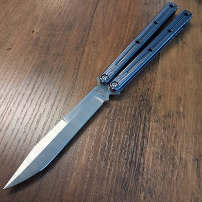 Squid Industries Krake Raken V3 Satin Weehawk Gunmetal Balisong