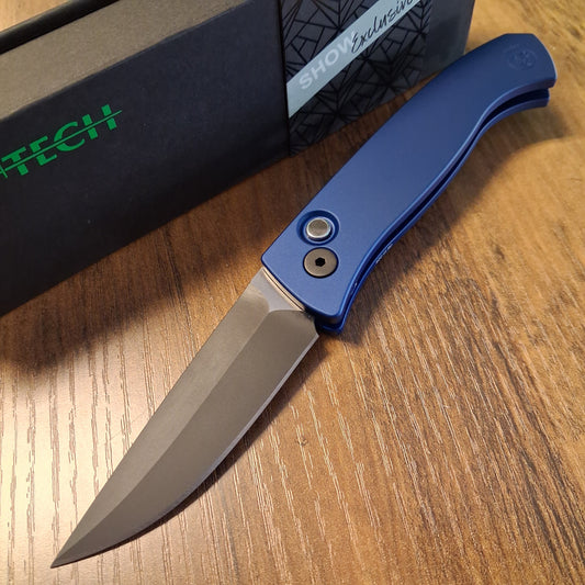 Protech BSW26.Brend.1 Blue Aluminum Magnacut Auto *LIMITED EDITION*