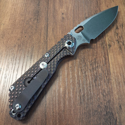 Strider SnG Red G10 Gunner Grip S30V Folder