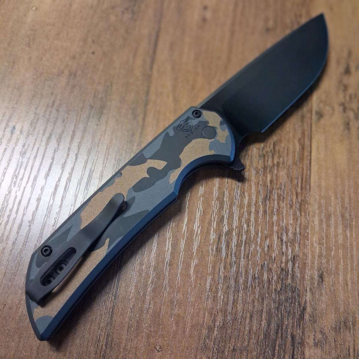 Mordax Deluxe Camo Cerakote Black DLC Magnacut Folder "LIMITED EDITION"