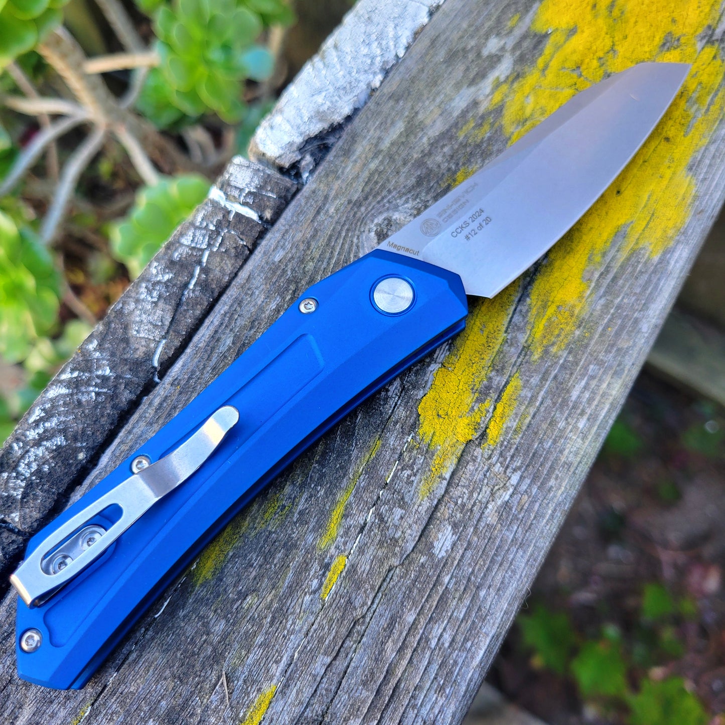 Protech 2024 CCKS Fall DS101-Blue Sinkevich Oligarch Stonewash Magnacut Auto *LIMITED EDITION*