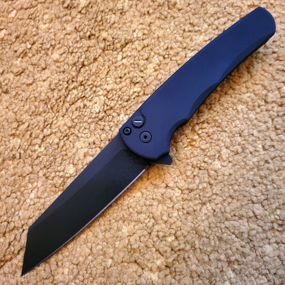 Protech 5403-Operator Black Malibu Reverse Tanto Magnacut Button Lock Folder