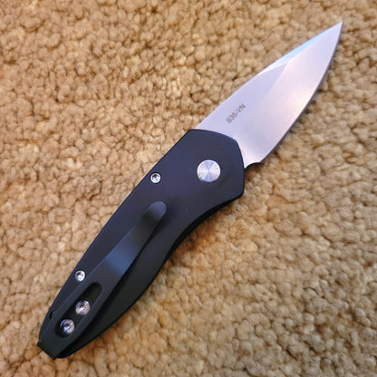 Protech 2905 Black Sprint S35vn Stonewash Auto