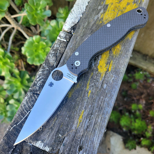 Spyderco C36CFP2 Military 2 Carbon Fiber S90V Folder -SPRINT RUN-