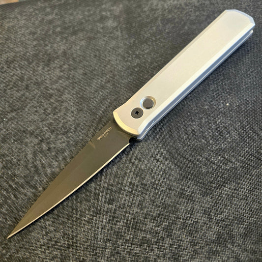 Protech 921-Silver Godfather Black 154cm Auto