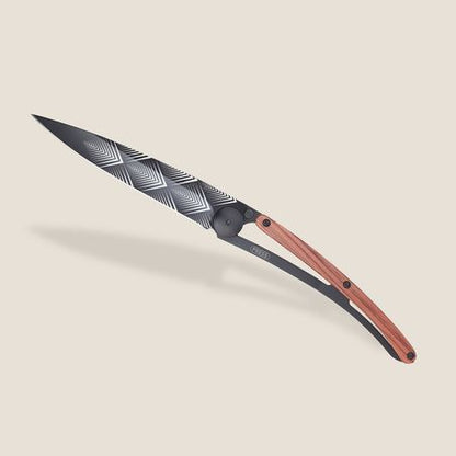 Deejo 27G Coral Wood Art Deco Folder