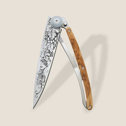 Deejo 37G Juniper Wood Grand Cru Folder
