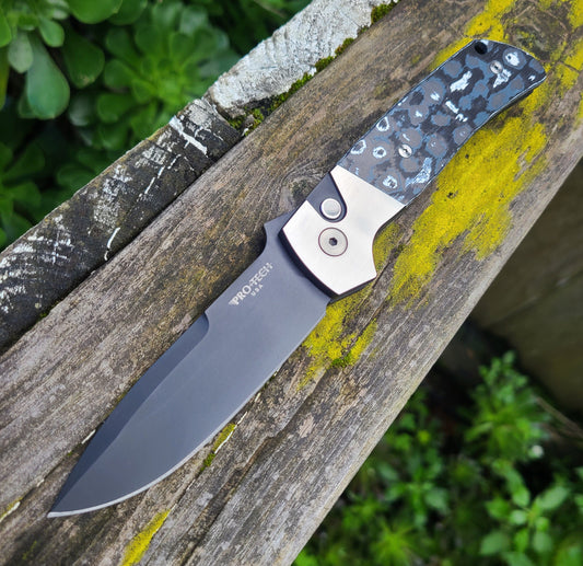 Protech 2023 ATCF Custom 012 Terzuola Steel 2-Tone DLC Magnacut Auto