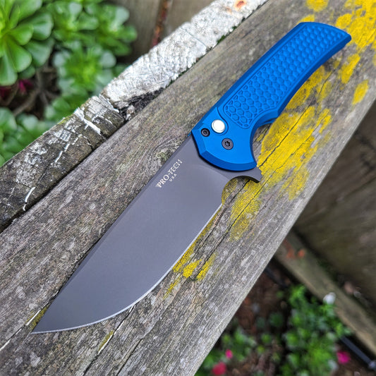 Protech CCKS 2023 Blue Honeycomb Mordax CPM-S45vn Flipper