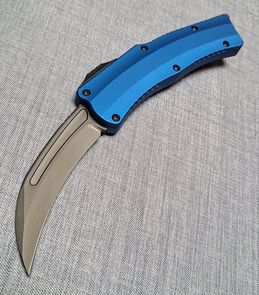 Heretic Knives H060-6A-BLU ROC Maganacut OTF