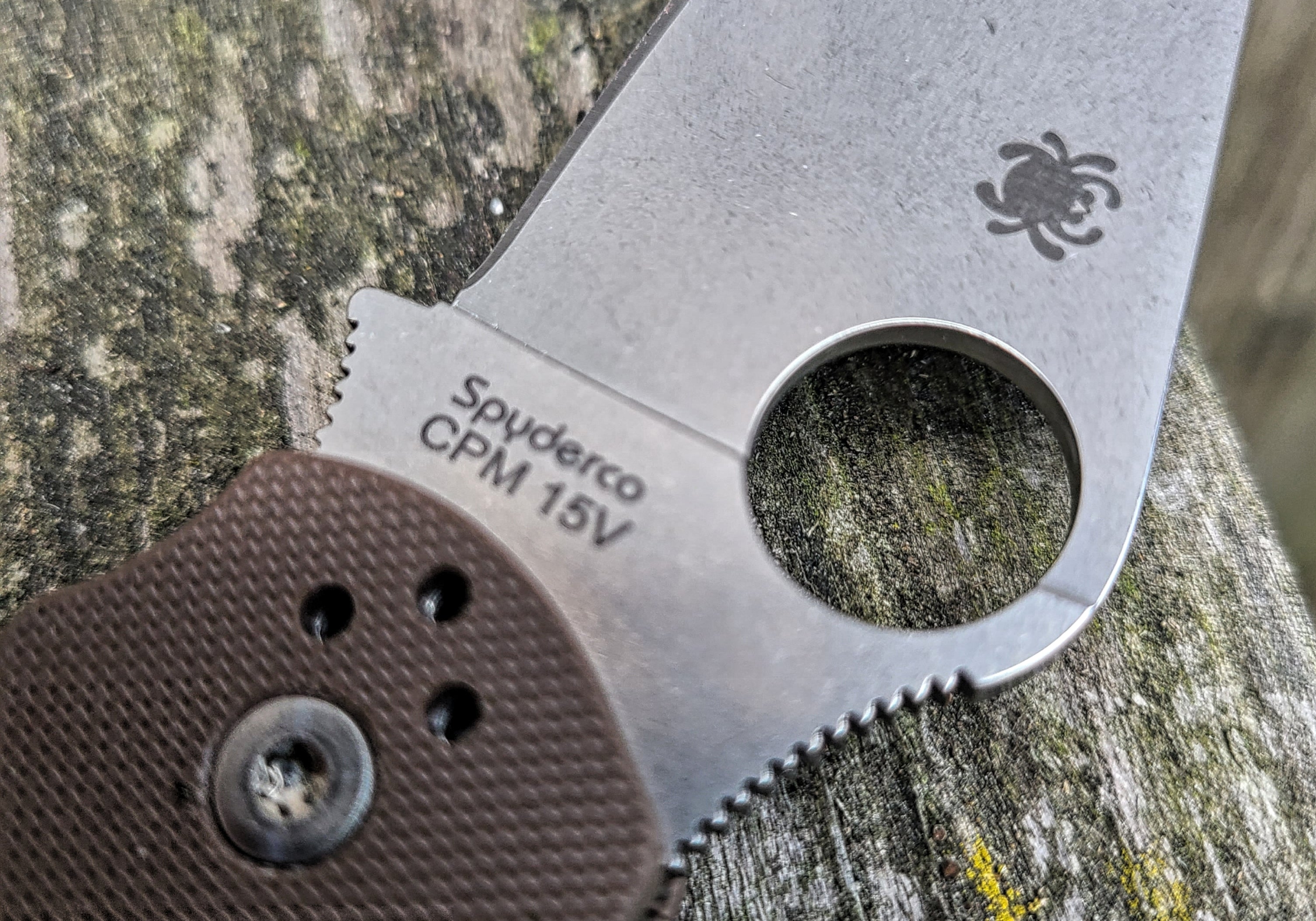 Spyderco C81GPBN15V2 Paramilitary 2 15V Brown G10 -SPRINT RUN-