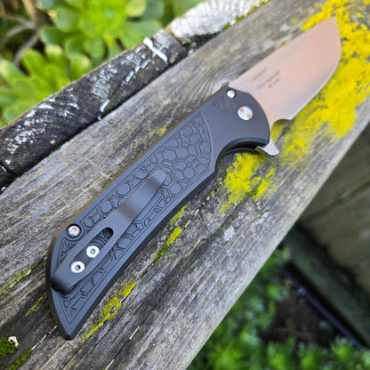 Protech 2025 CCKS Spring Mordax.1 Black Gridlock Magnacut Folder