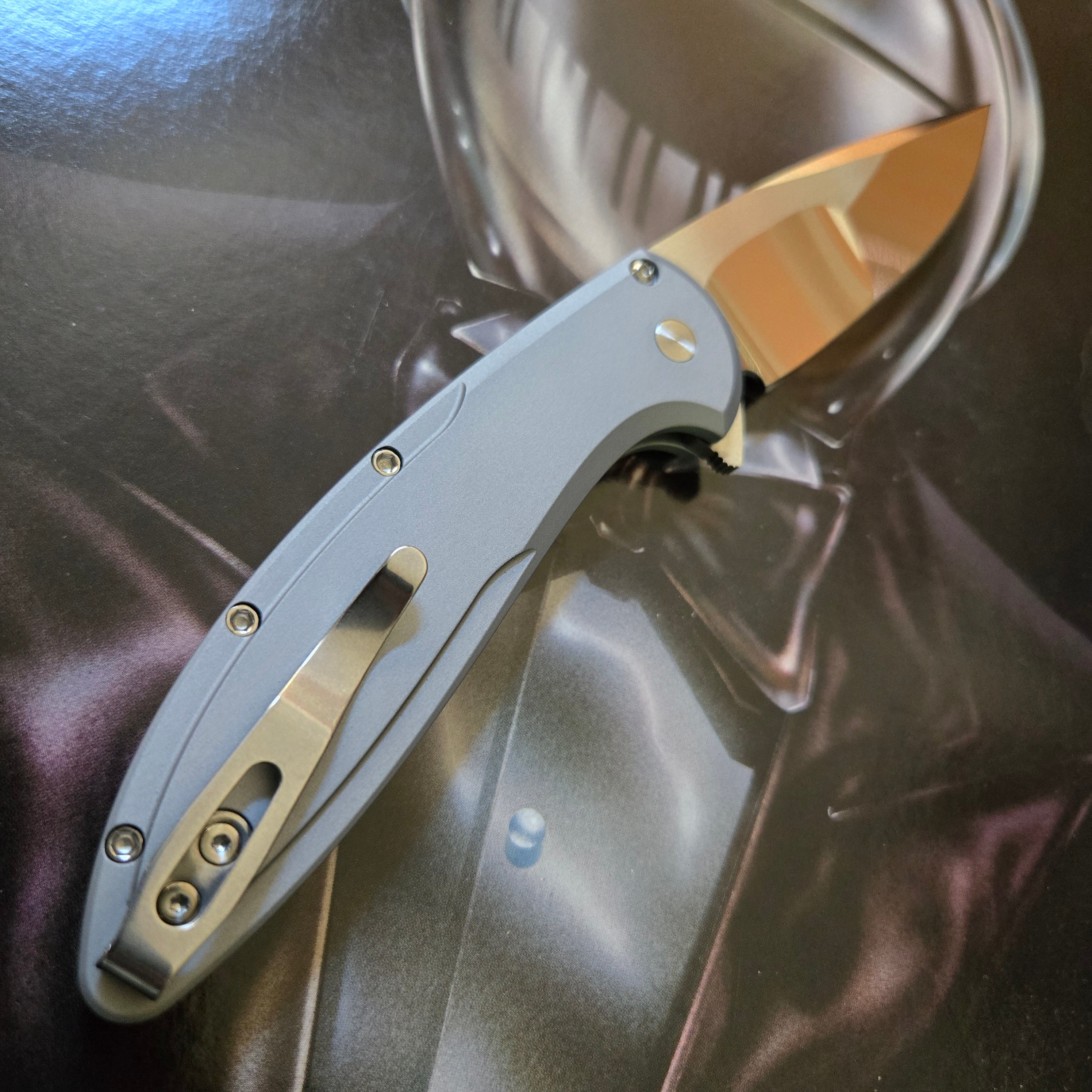 Protech 2025 Custom 004 Cambria Aluminum TechnoCarbo Copper Mike Irie Flipper *LIMITED EDITION*