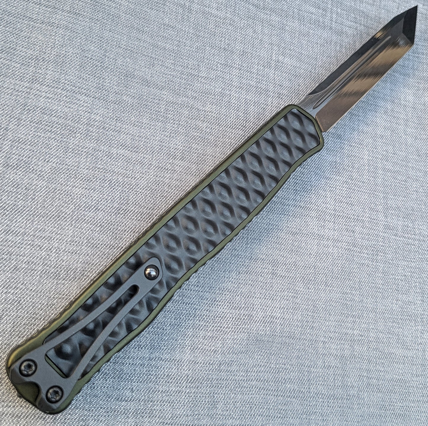 Heretic Knives H019-6A-ODGRN Cleric II Tanto DLC OD Green OTF Auto