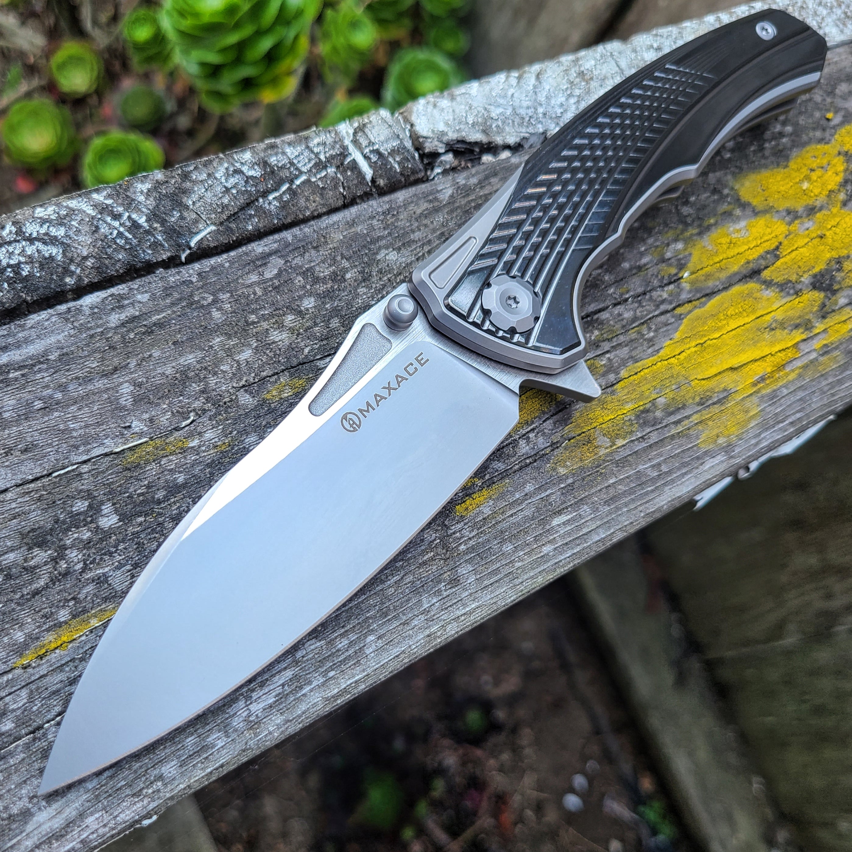 Maxace MC301 Corvus-III Titanium/Zirconium M390 Folder