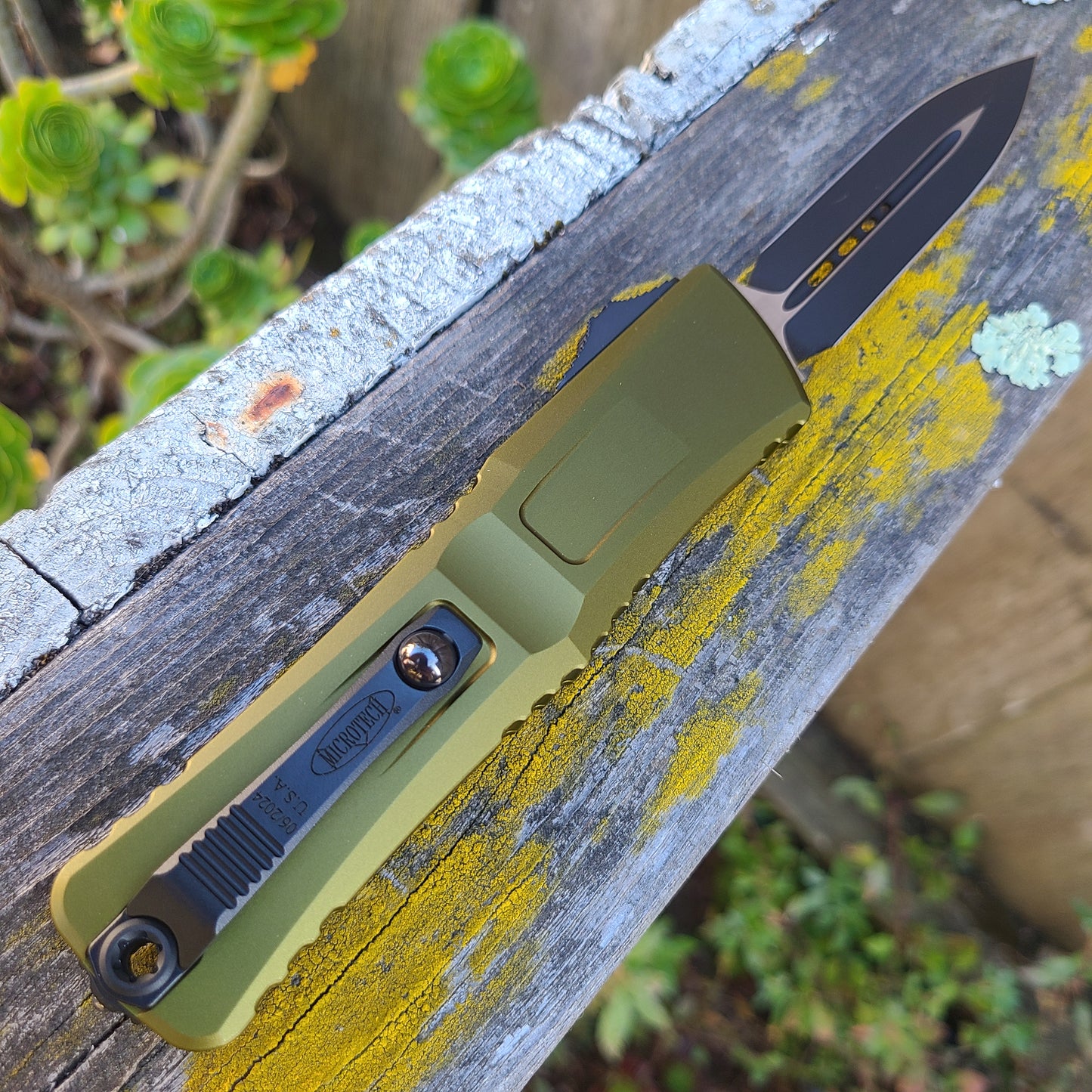 Microtech 1142-1OD Combat Troodon D/E OD Green Gen III OTF