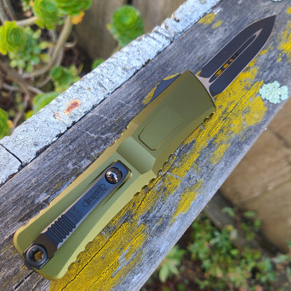 Microtech 1142-1OD Combat Troodon D/E OD Green Gen III OTF