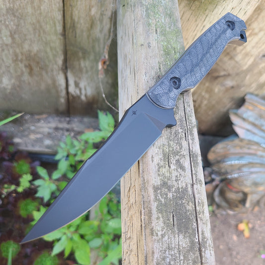 Toor Knives Krypteria S Socom Black Fixed Blade