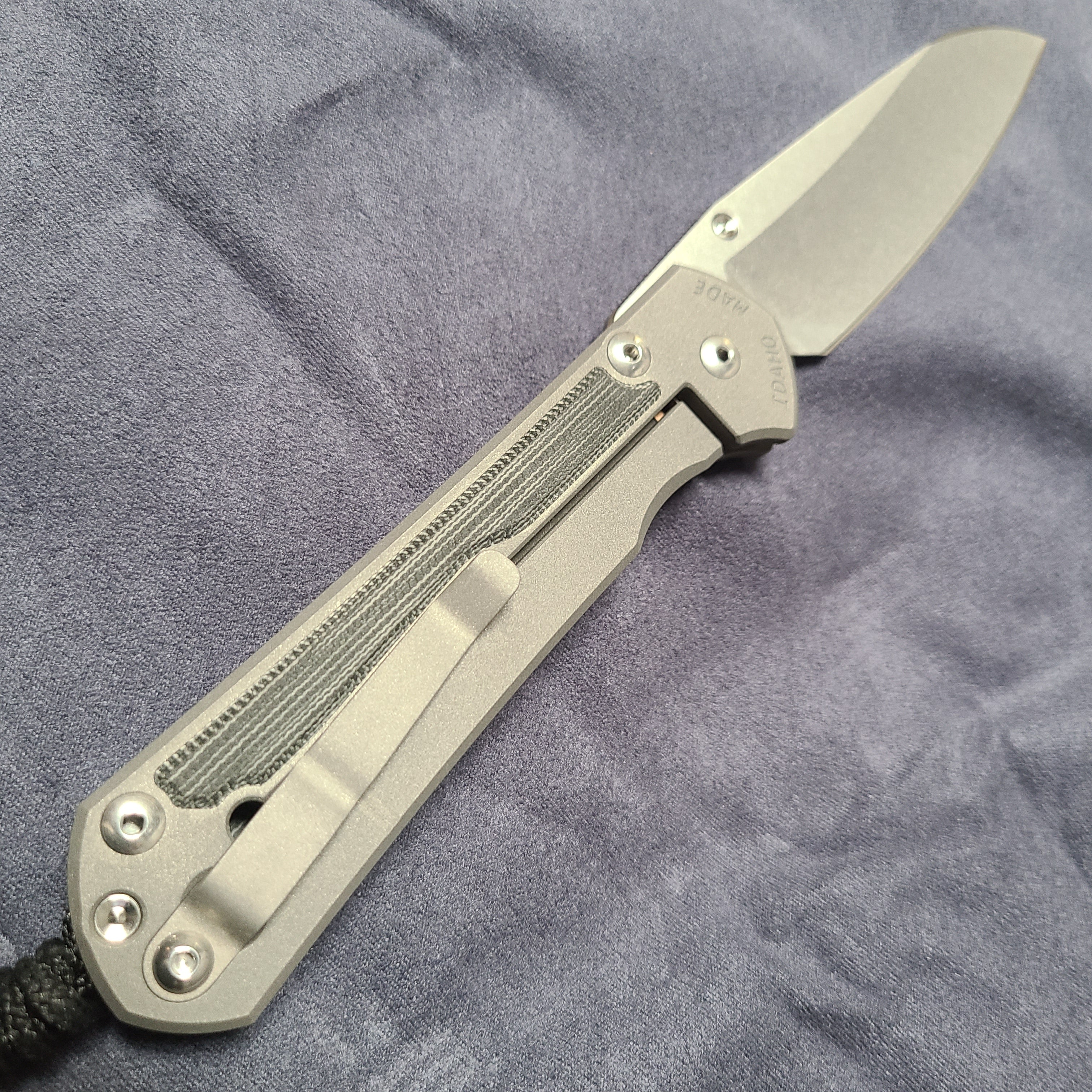 Chris Reeve L31-1220 Large Sebenza 31 Magnacut Insingo Black Canvas Micarta