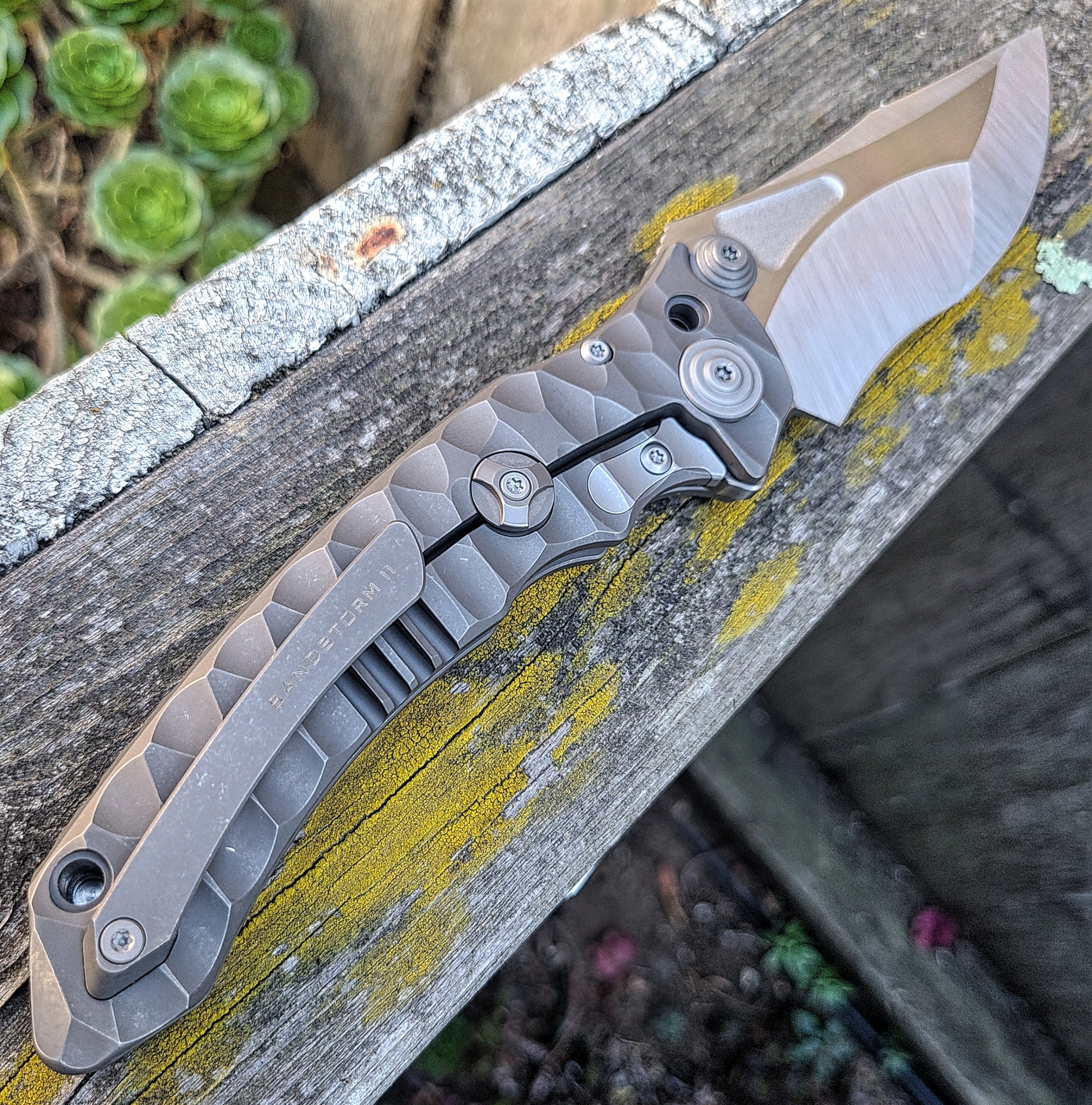 Maxace M11A Sandstorm 2.0 Titanium M390 Framelock Knife