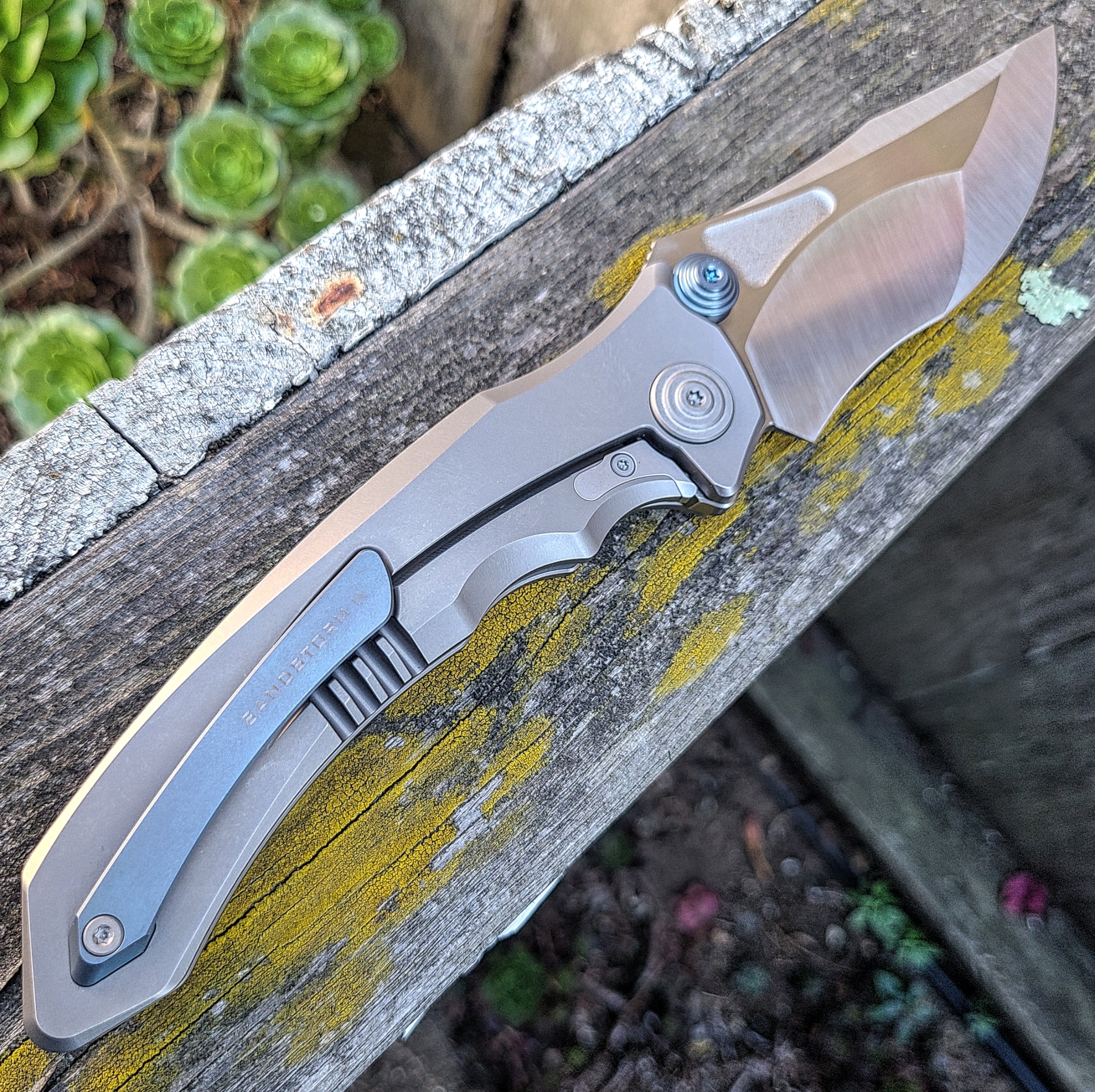 Maxace M11B Sandstorm 2.0 Titanium M390 Framelock Knife