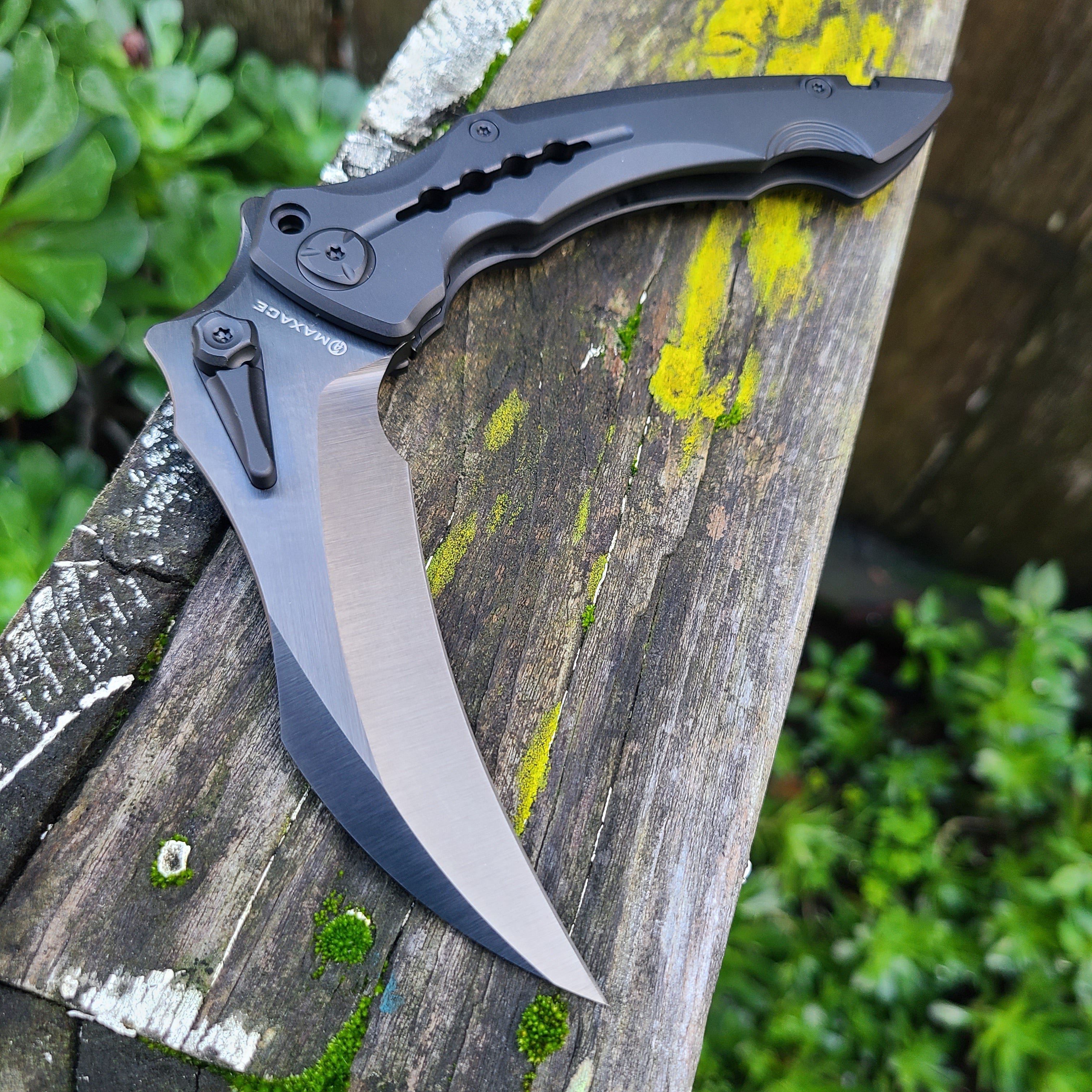 Maxace M20B Hela Black Titanium M390 Folder