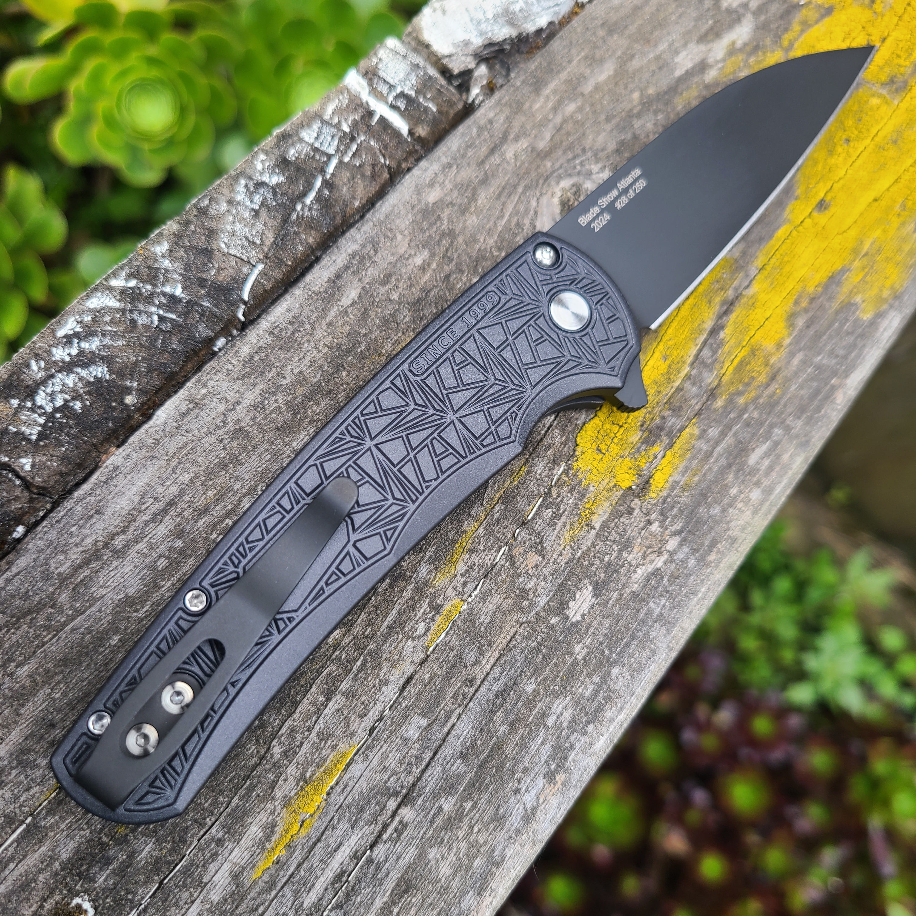Protech Blade Show ATL 2024 Malibu Black Nexus Magnacut Wharncliffe Flipper *LIMITED EDITION*