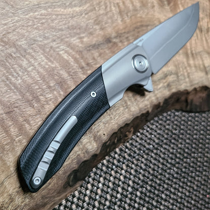 Maxace M16E Mamba Titanium/Black G10 SLD Magic Folder