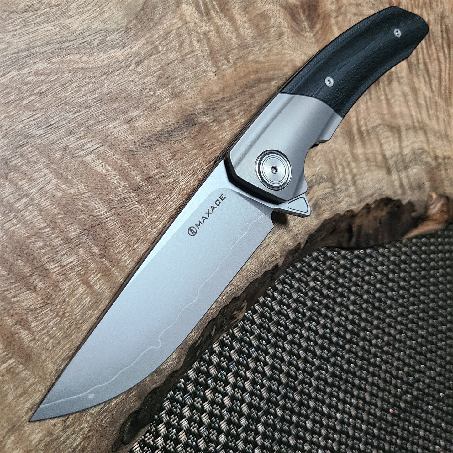 Maxace M16E Mamba Titanium/Black G10 SLD Magic Folder || WE BE KNIVES ...