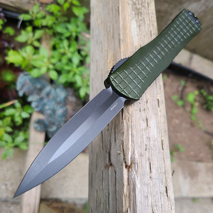 Heretic Knives Manticore X D/E DLC OD Green OTF