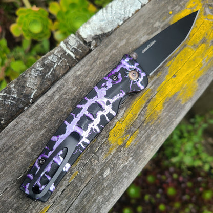 Mcusta MC-4BC-D12 Katana Violet/Black VG10 Black Tanto Folder *LIMITED EDITION*