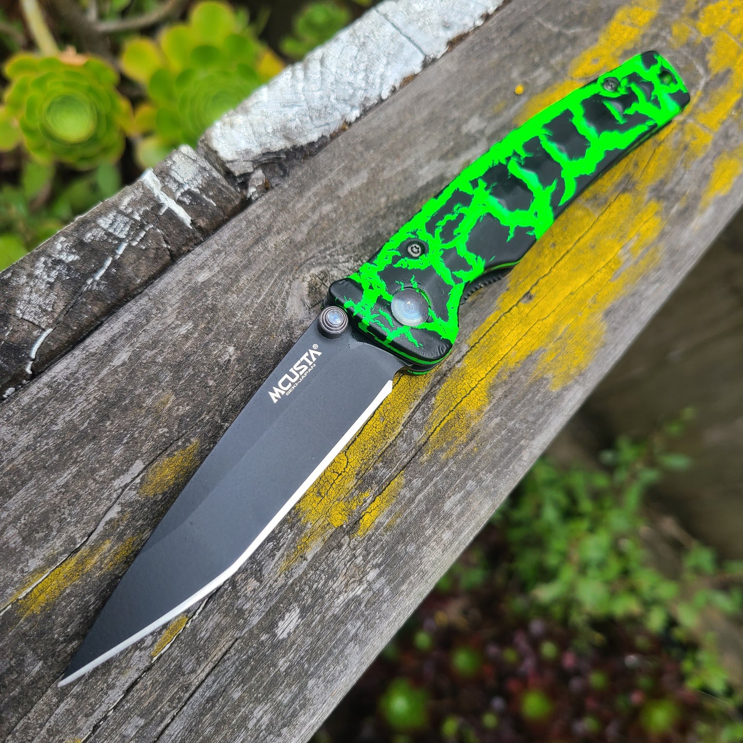 Mcusta MC-4BC-D10 Katana Green/Black VG10 Black Tanto Folder *LIMITED EDITION*