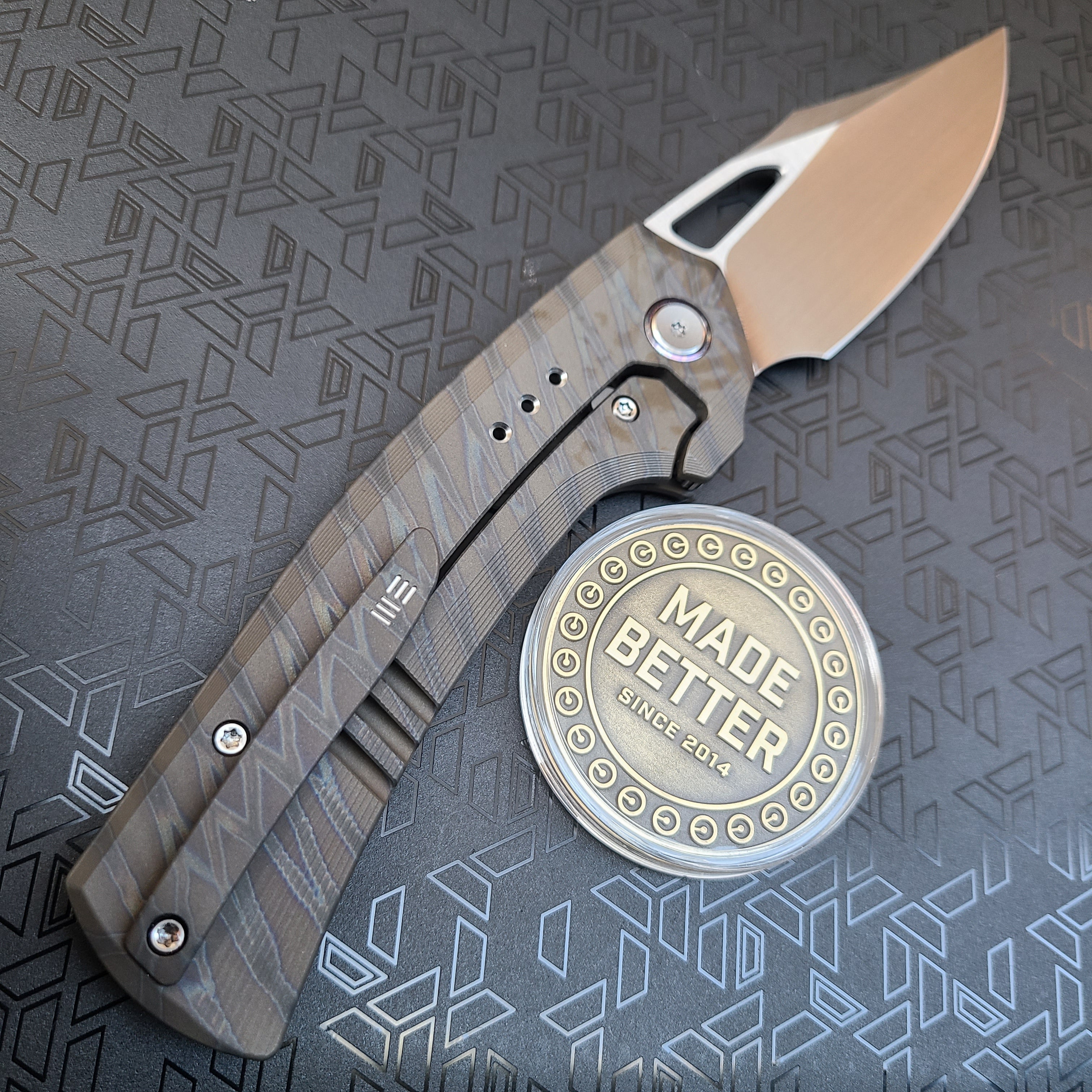 We Knife WE22040D-4 Nefaris 20CV Titanium Folder *LIMITED EDITION*