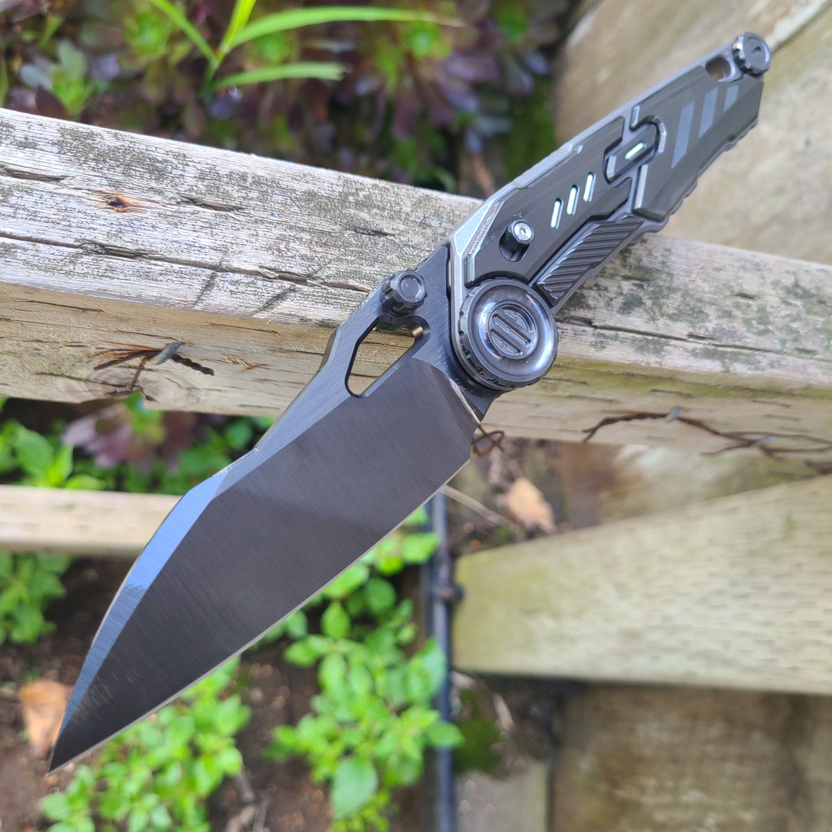 Noc Knives MTSS M390 Titanium Folder *PRE-OWNED* || WE BE KNIVES 