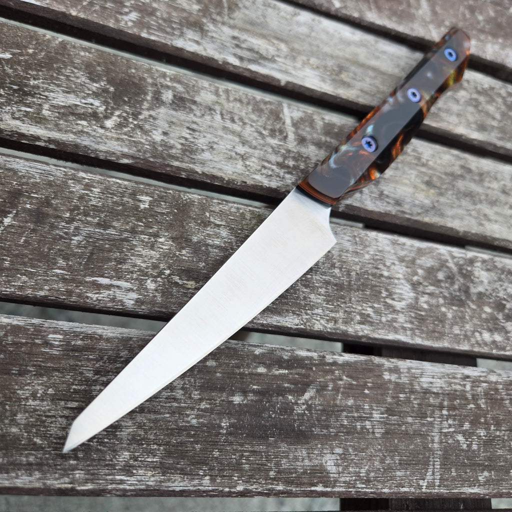 Meglio Knives 3.5" Semi Custom Glitter Copper Paring Knife