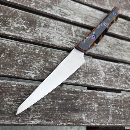 Meglio Knives 3.5" Semi Custom Glitter Copper Paring Knife