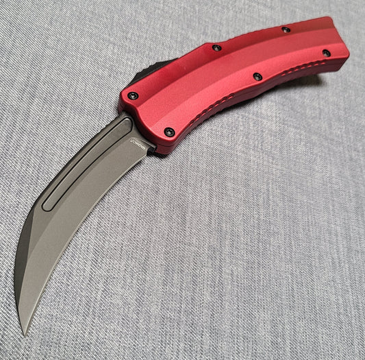 Heretic Knives H060-6A-RED ROC Maganacut OTF